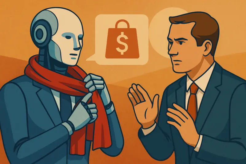 L’ombra commerciale dentro i dialoghi con l’intelligenza artificiale